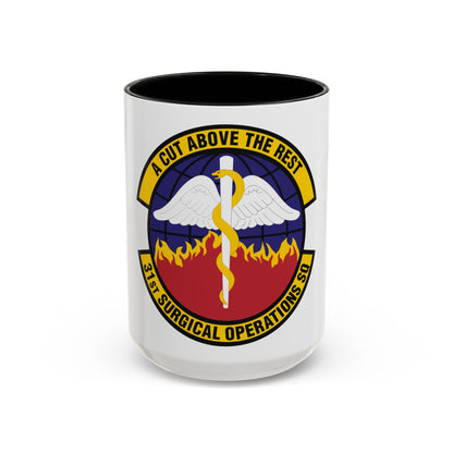 31st Surgical Operations Squadron (U.S. Air Force) Accent Coffee Mug