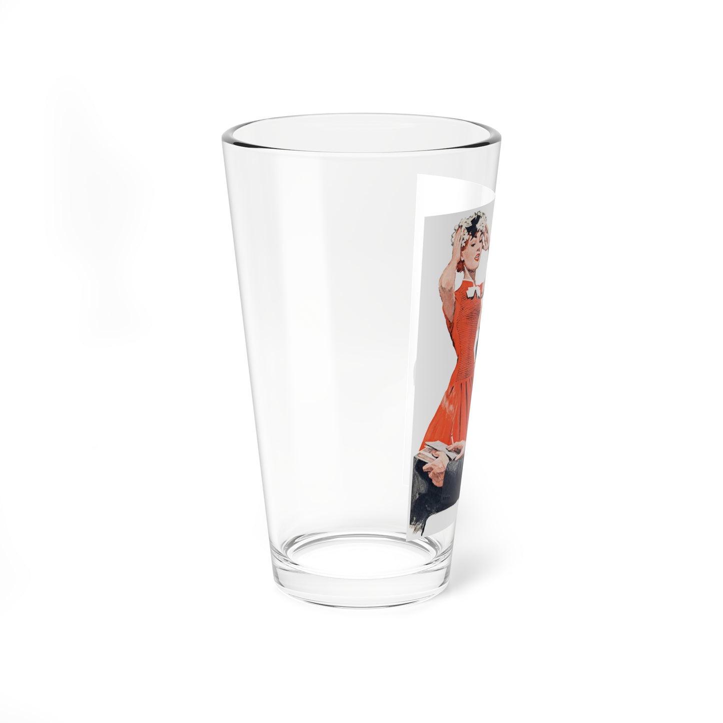 Most Surprising by Margaret and Leslie Gordon Barnard, Woman's Day, 1958 (Magazine Illustration) Pint Glass 16oz