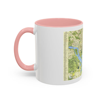 USA - Washington, Tourist (1964) (Map) Accent Coffee Mug
