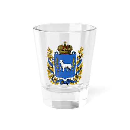 Coat of arms of Kalisz Governorate 1869 (Russia) (Coat of Arms) Shot Glass 1.5oz
