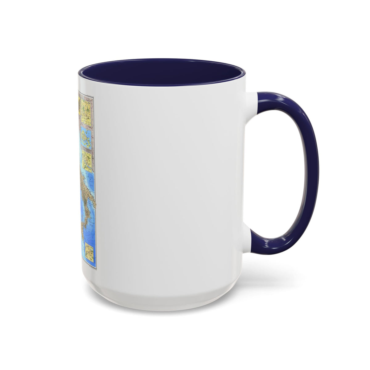 Italy (1995) (Map) Accent Coffee Mug