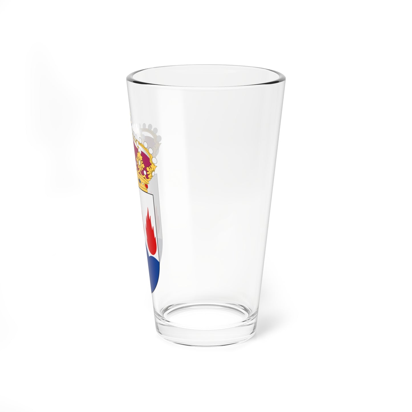 Västmanland vapen med kunglig krona (Sweden) (Coat of Arms) Pint Glass 16oz