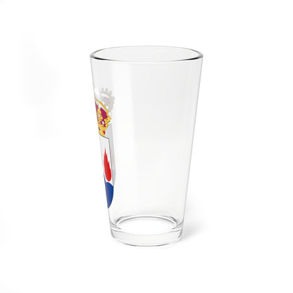 Västmanland vapen med kunglig krona (Sweden) (Coat of Arms) Pint Glass 16oz