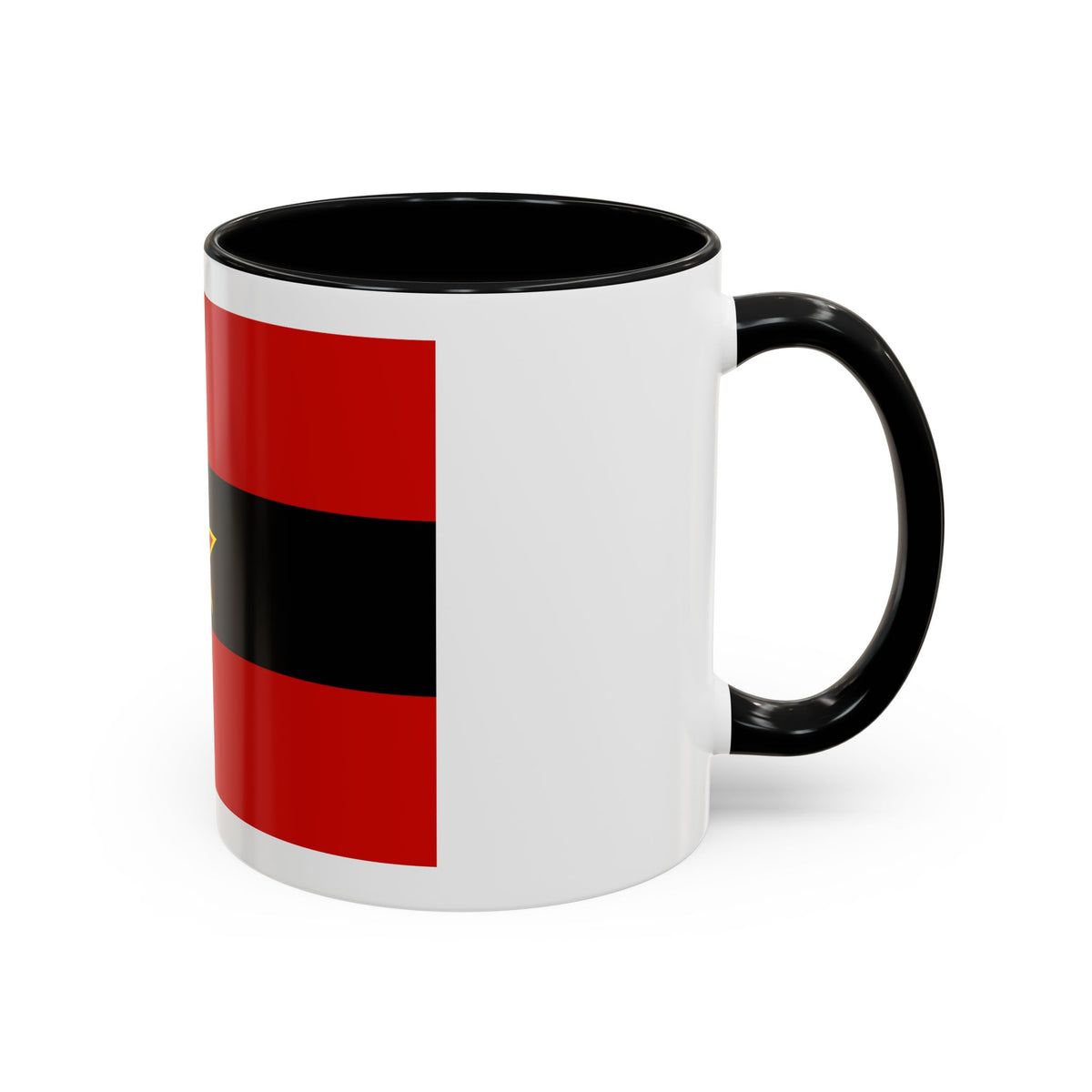 Civil Ensign of Albania 1945 to 1992 - Accent Coffee Mug