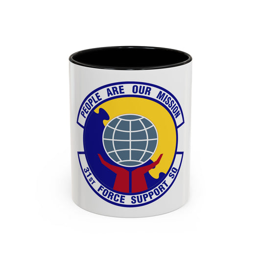 31st Force Support Squadron (U.S. Air Force) Accent Coffee Mug