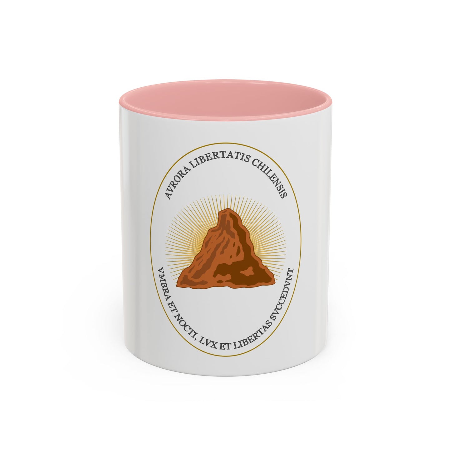 Reverse of the Coat of Arms of Chile (1812-1814) - Accent Coffee Mug