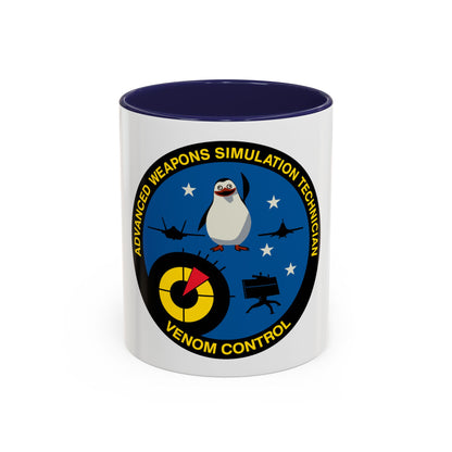 Advanced Weapons Simulation Tech Venom Ctrl (U.S. Air Force) Accent Coffee Mug