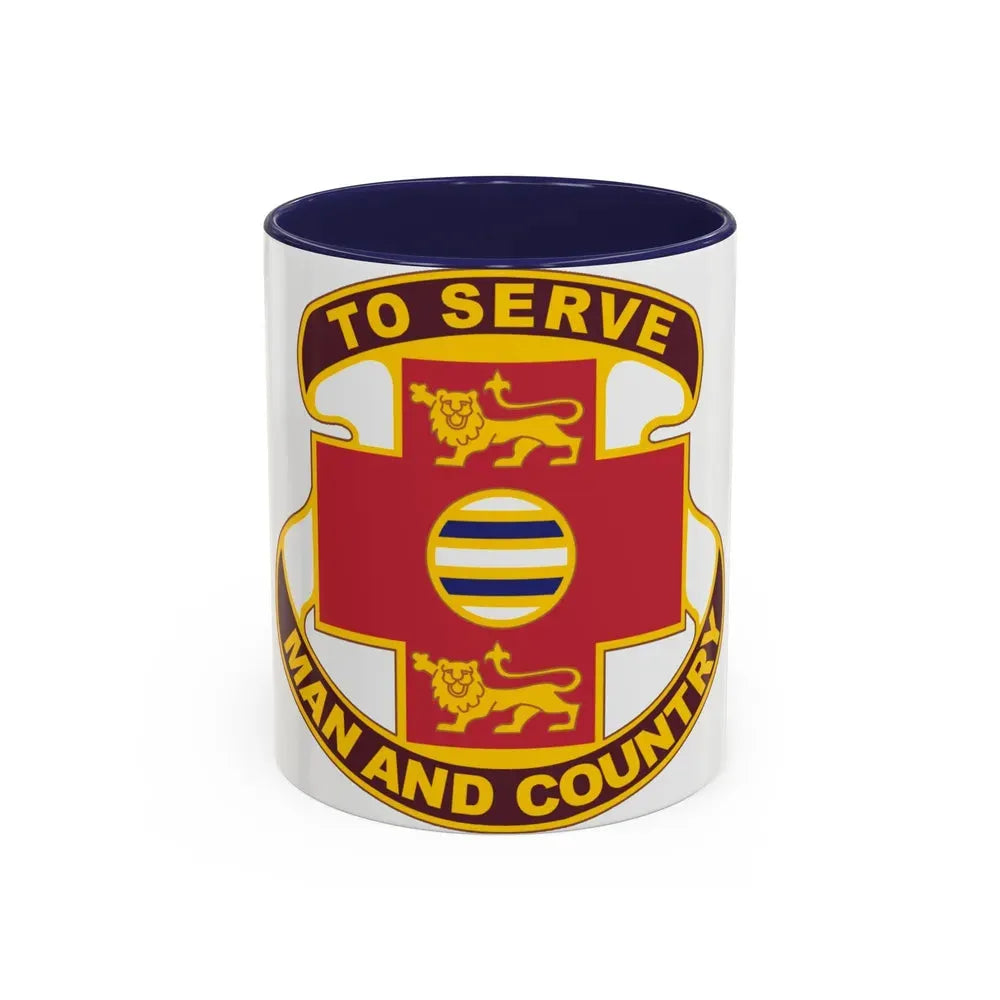 801 Combat Support Hospital (U.S. Army) Accent Coffee Mug 11oz Navy - Go Mug Yourself