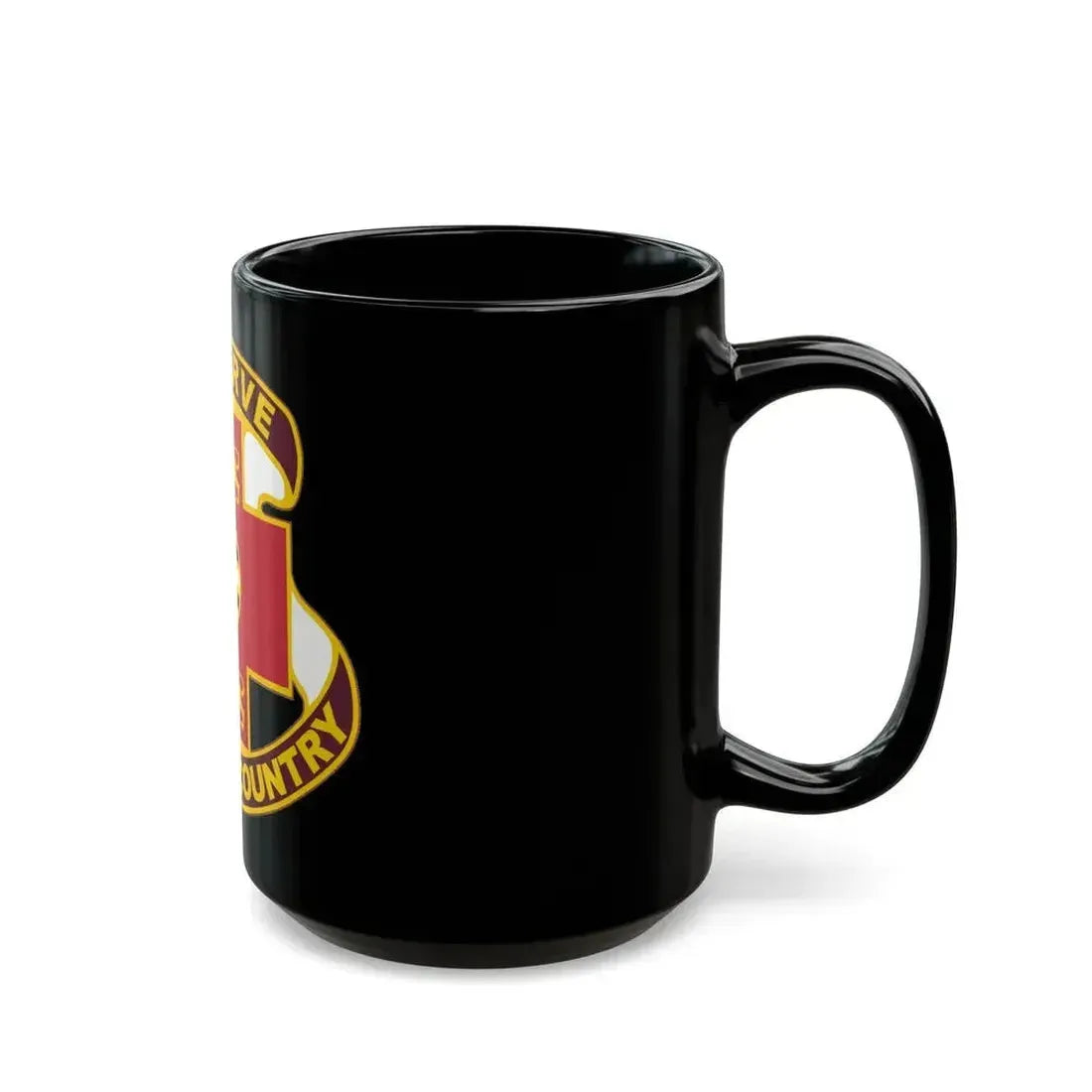 801 Combat Support Hospital (U.S. Army) Black Coffee Mug - Go Mug Yourself