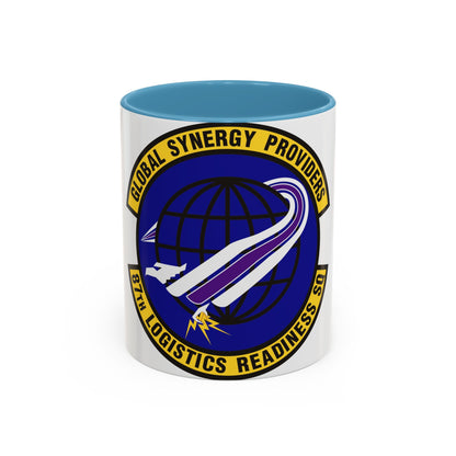 87 Logistics Readiness Squadron AMC (U.S. Air Force) Accent Coffee Mug