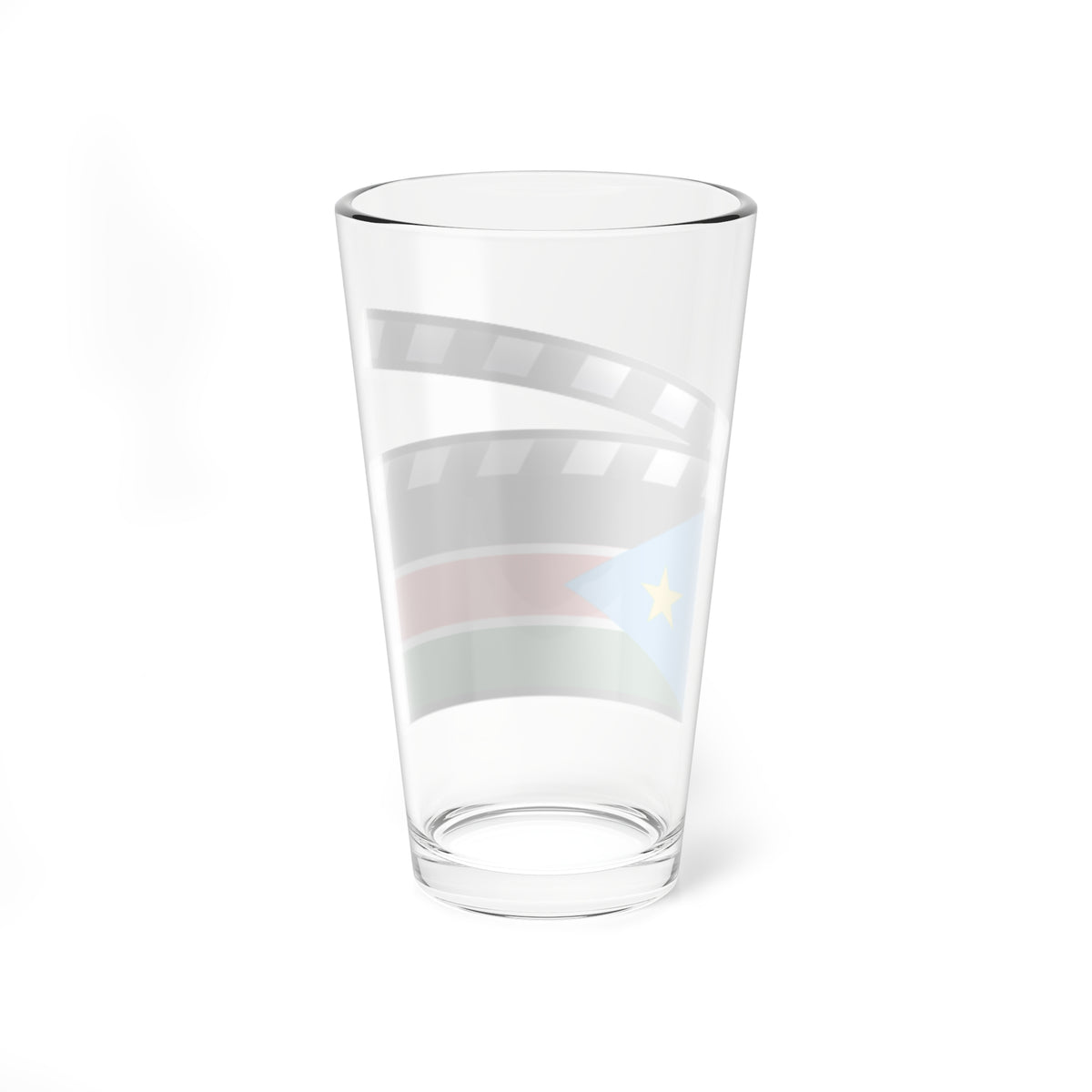 South Sudan film clapperboard (South Sudan) Pint Glass 16oz