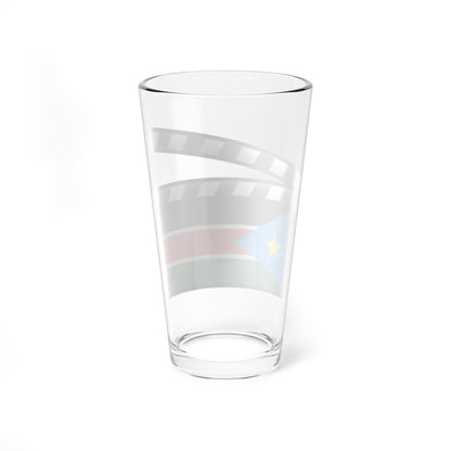 South Sudan film clapperboard (South Sudan) Pint Glass 16oz