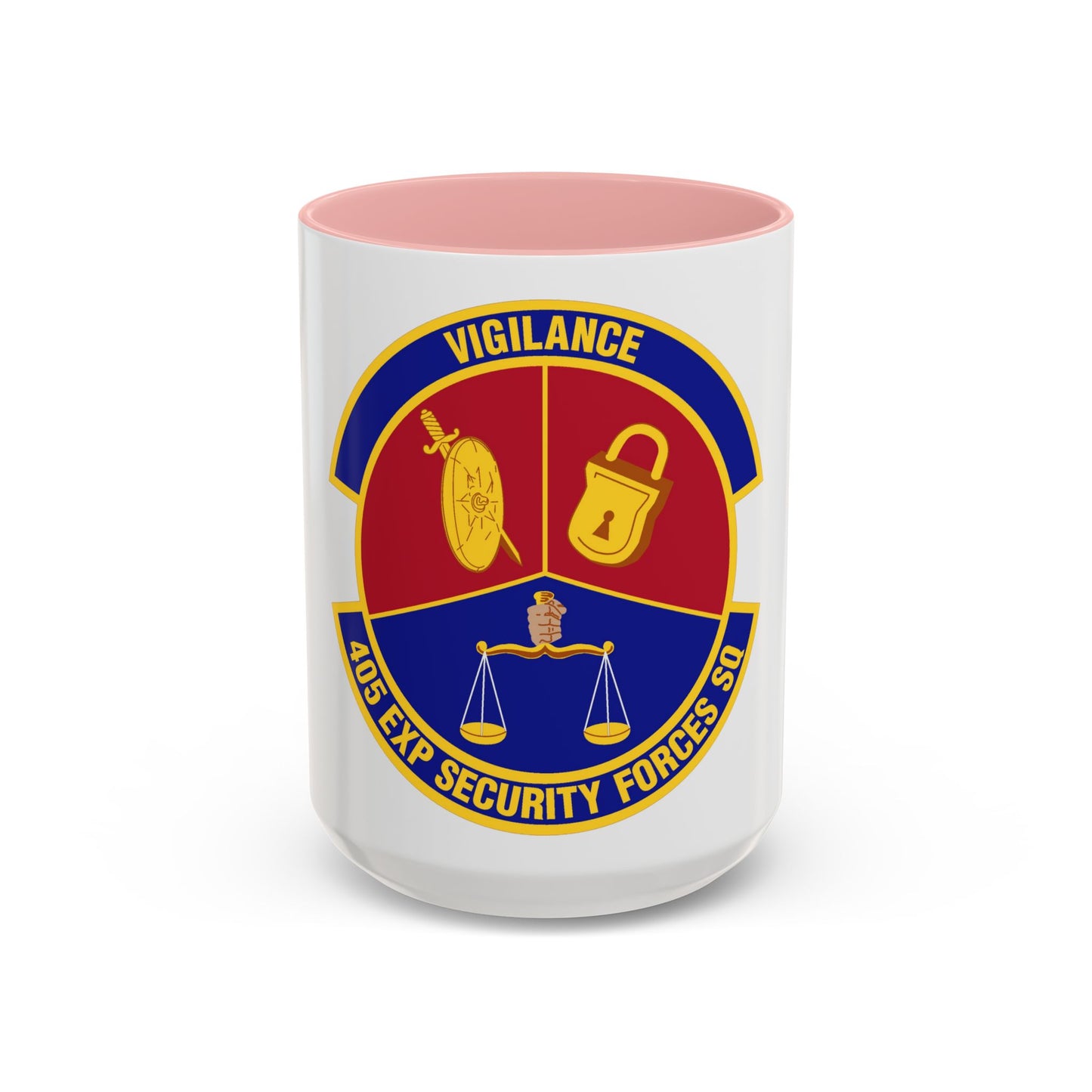 405th Expeditionary Security Forces Squadron (U.S. Air Force) Accent Coffee Mug