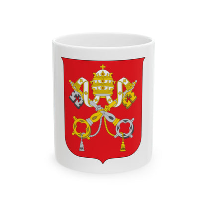 Coat of arms of Vatican City State - White Coffee Mug