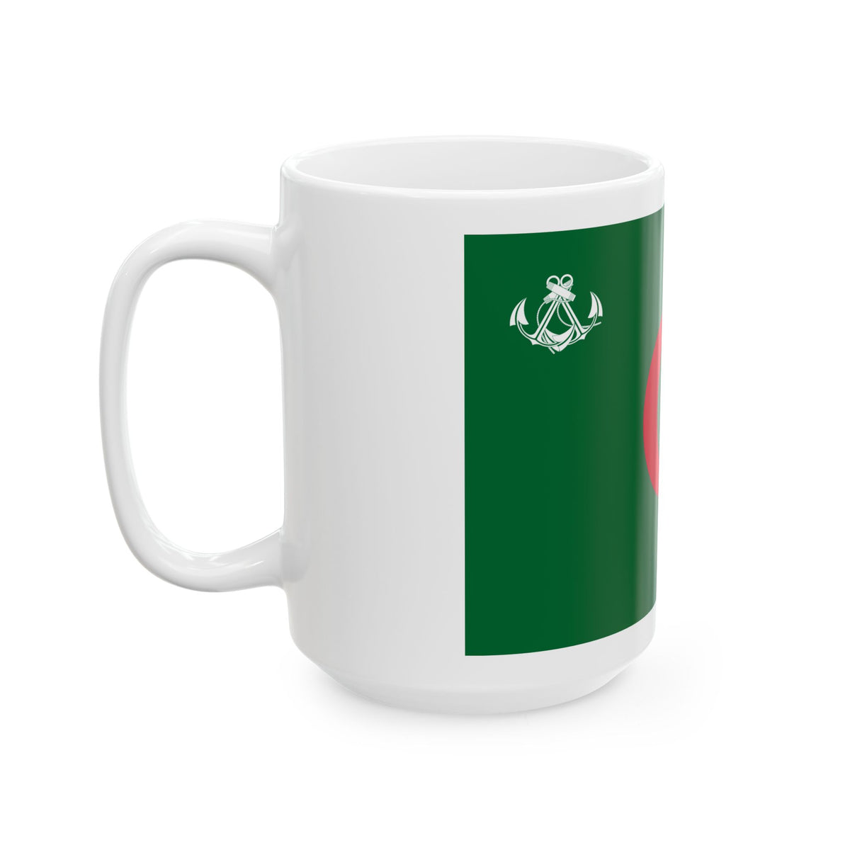Naval Ensign of Algeria - White Coffee Mug