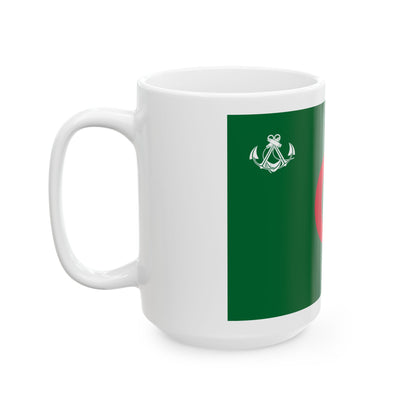 Naval Ensign of Algeria - White Coffee Mug
