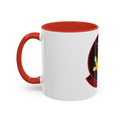 420 Flight Test Squdron AFMC (U.S. Air Force) Accent Coffee Mug