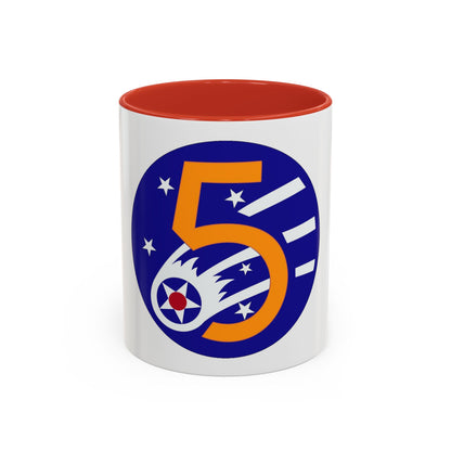 5 Air Force (U.S. Army) Accent Coffee Mug