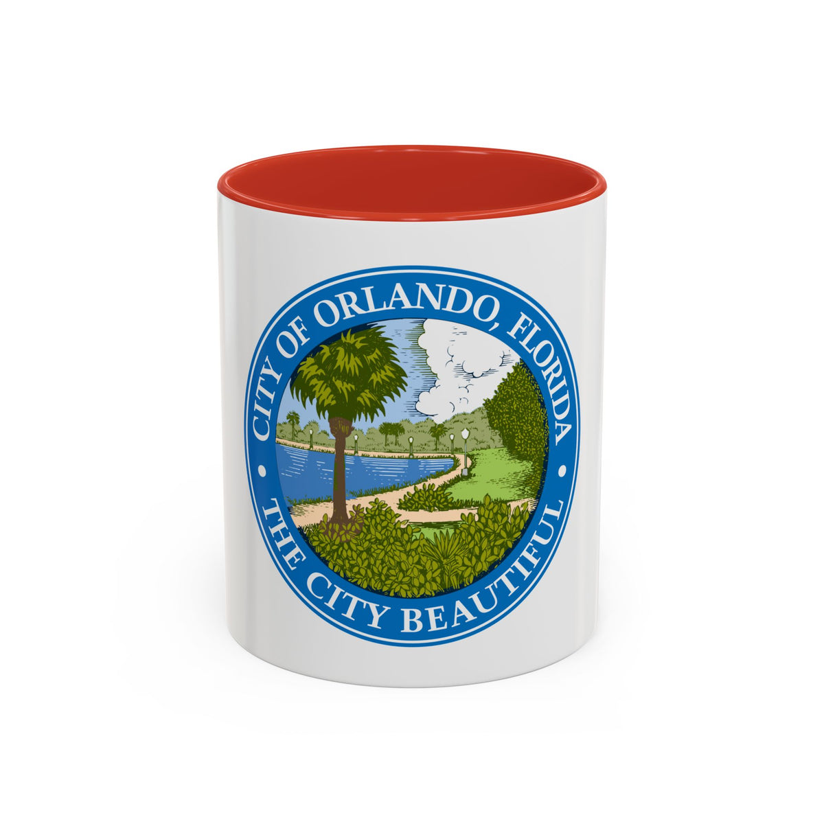 Seal of Orlando Florida - Accent Coffee Mug