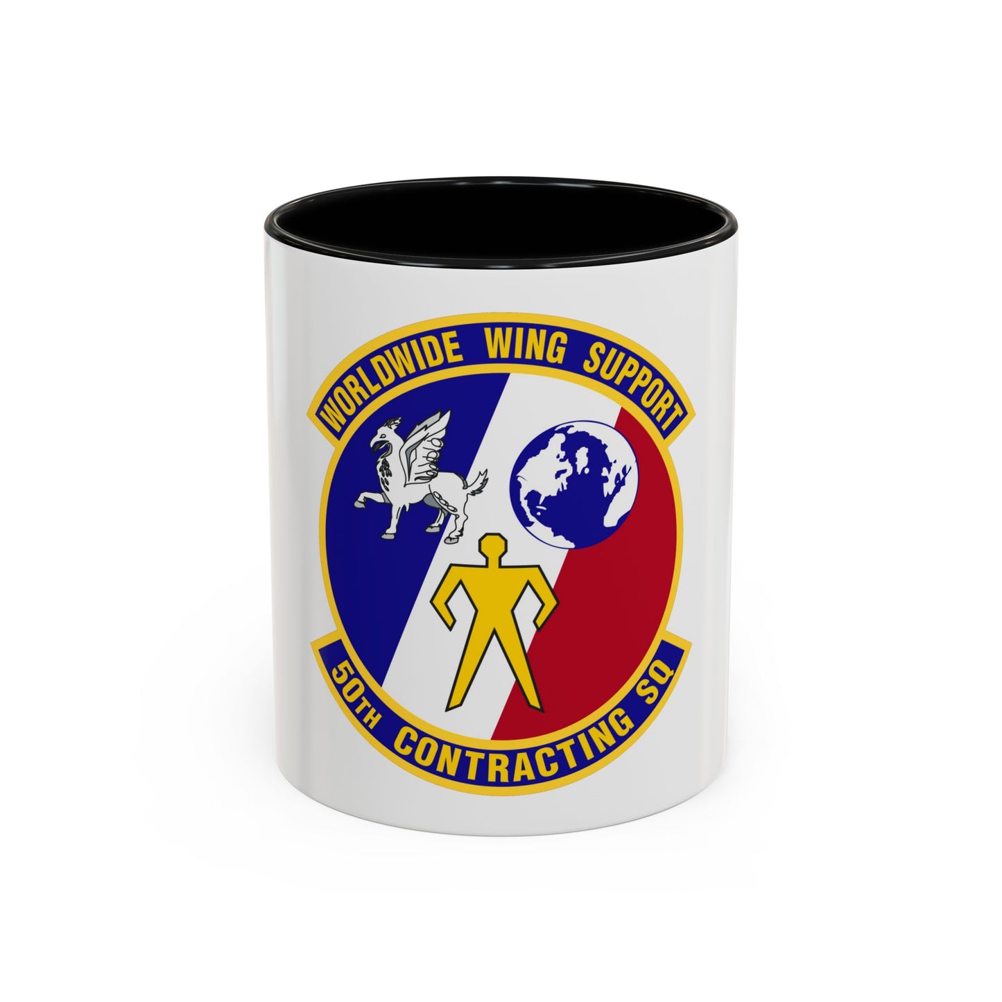 50th Contracting Squadron (U.S. Air Force) Accent Coffee Mug