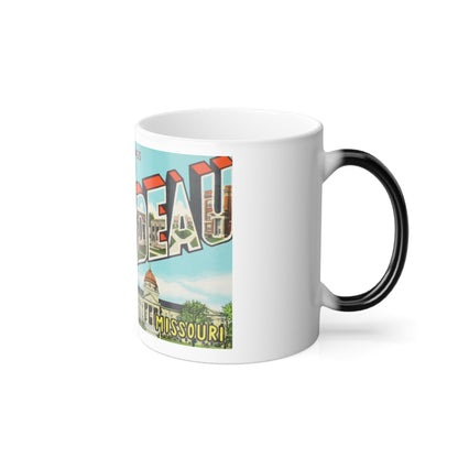 Greetings from Cape Girardeau Missouri (Greeting Postcards) Color Changing Mug 11oz