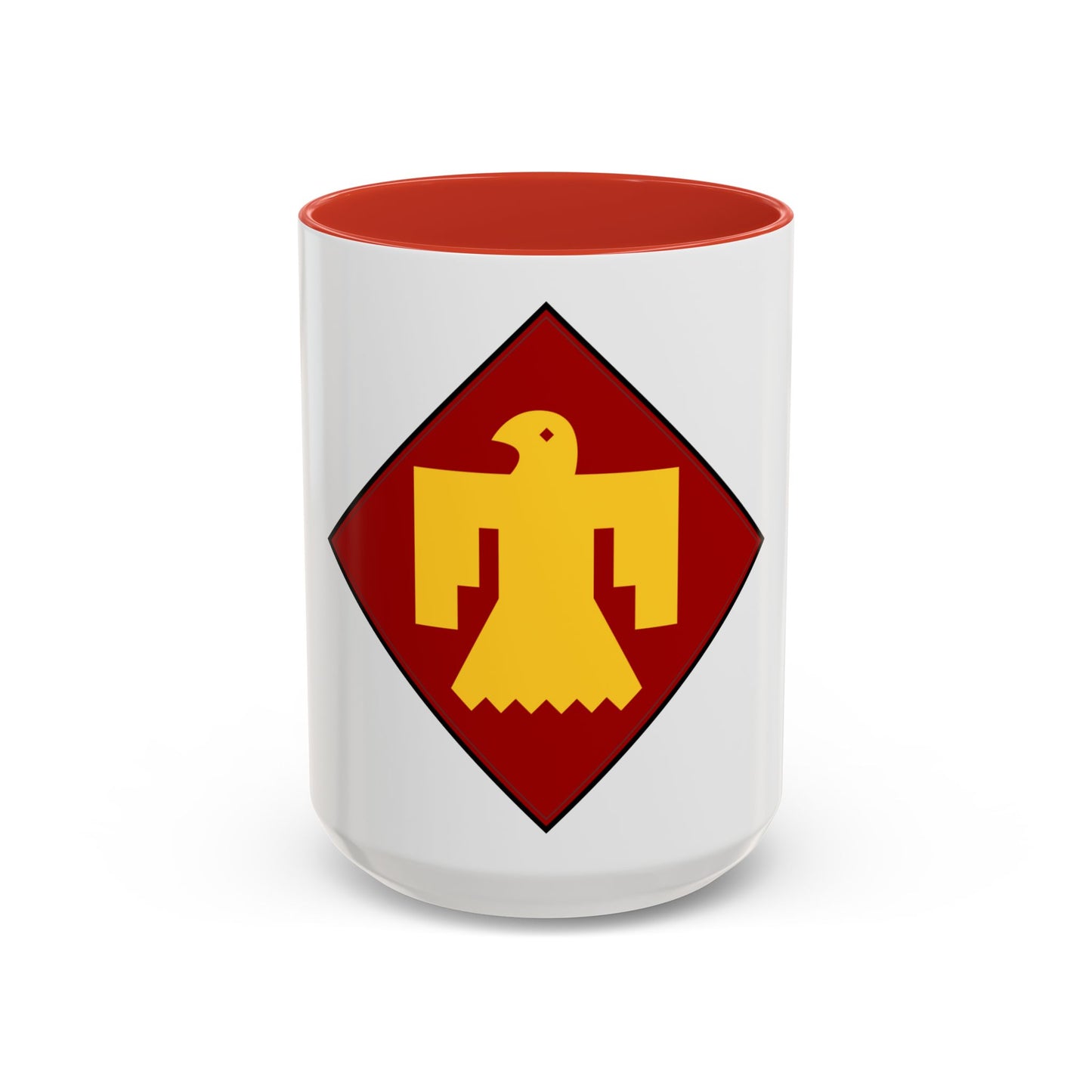 45th Infantry insignia thunderbird (U.S. Army) Accent Coffee Mug