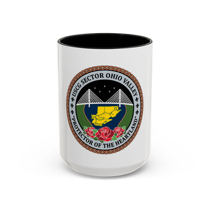 USCG SECTOR OHIO VALLEY (U.S. Coast Guard) Accent Coffee Mug