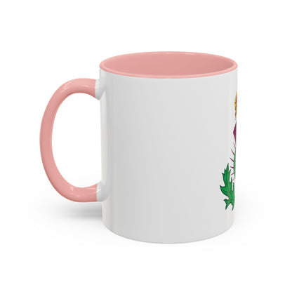 Thistle Royal Badge of Scotland - Accent Coffee Mug