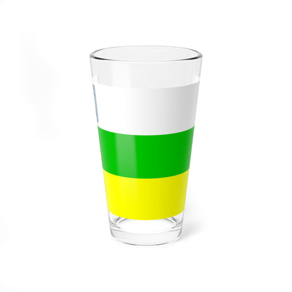 Flag Novozybkova Bryanskaya oblast (Russia) Pint Glass 16oz