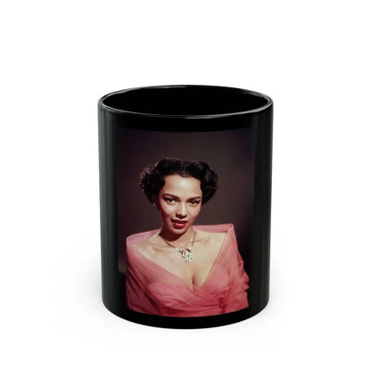 Dorothy Dandridge #08 (Vintage Female Icon) Black Coffee Mug-11oz-Go Mug Yourself