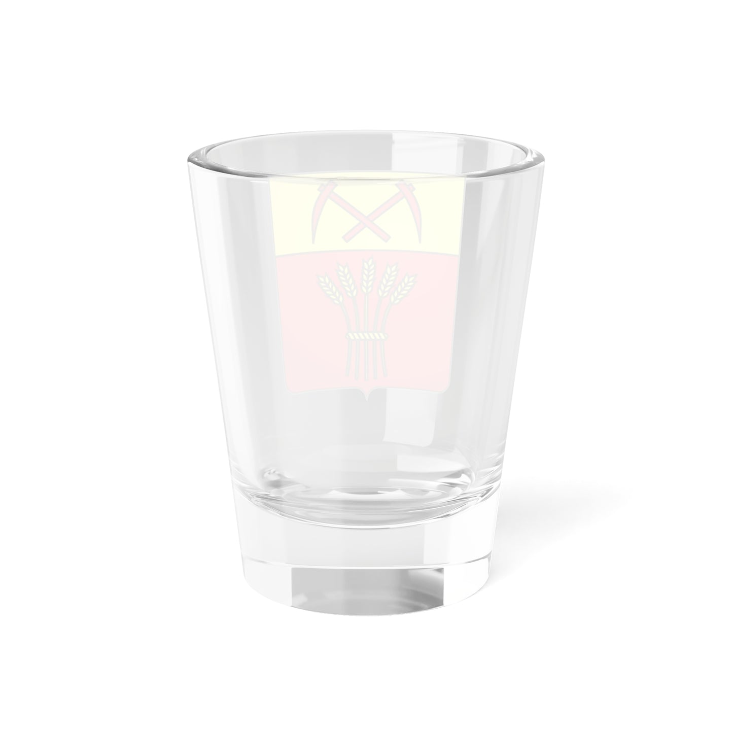 Héraldique Ville BE Villers-le-Bouillet (Belgium) (Coat of Arms) Shot Glass 1.5oz