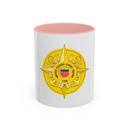 Commandant Staff (U.S. Coast Guard) Accent Coffee Mug