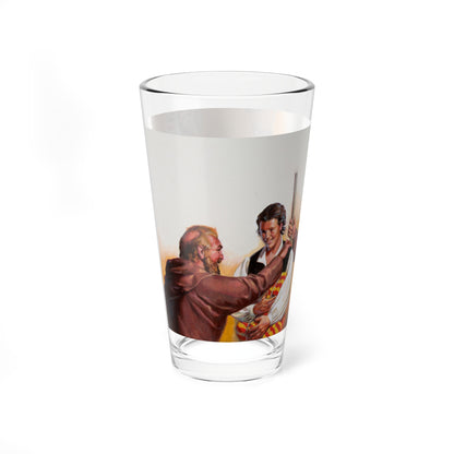 Squanto and the Miracle of Thanksgiving, interior illustrations (7), 2012 (Magazine Illustration) Pint Glass 16oz