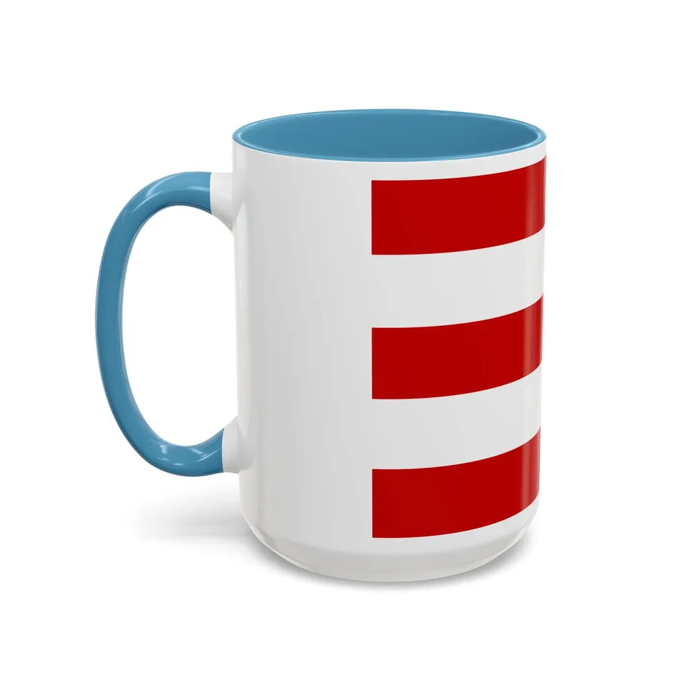 Flag of Cuneo Italy - Accent Coffee Mug-Go Mug Yourself