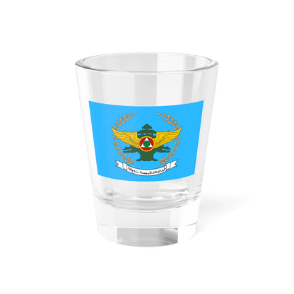 Flag of the Lebanese Air Force (Lebanon) Shot Glass 1.5oz