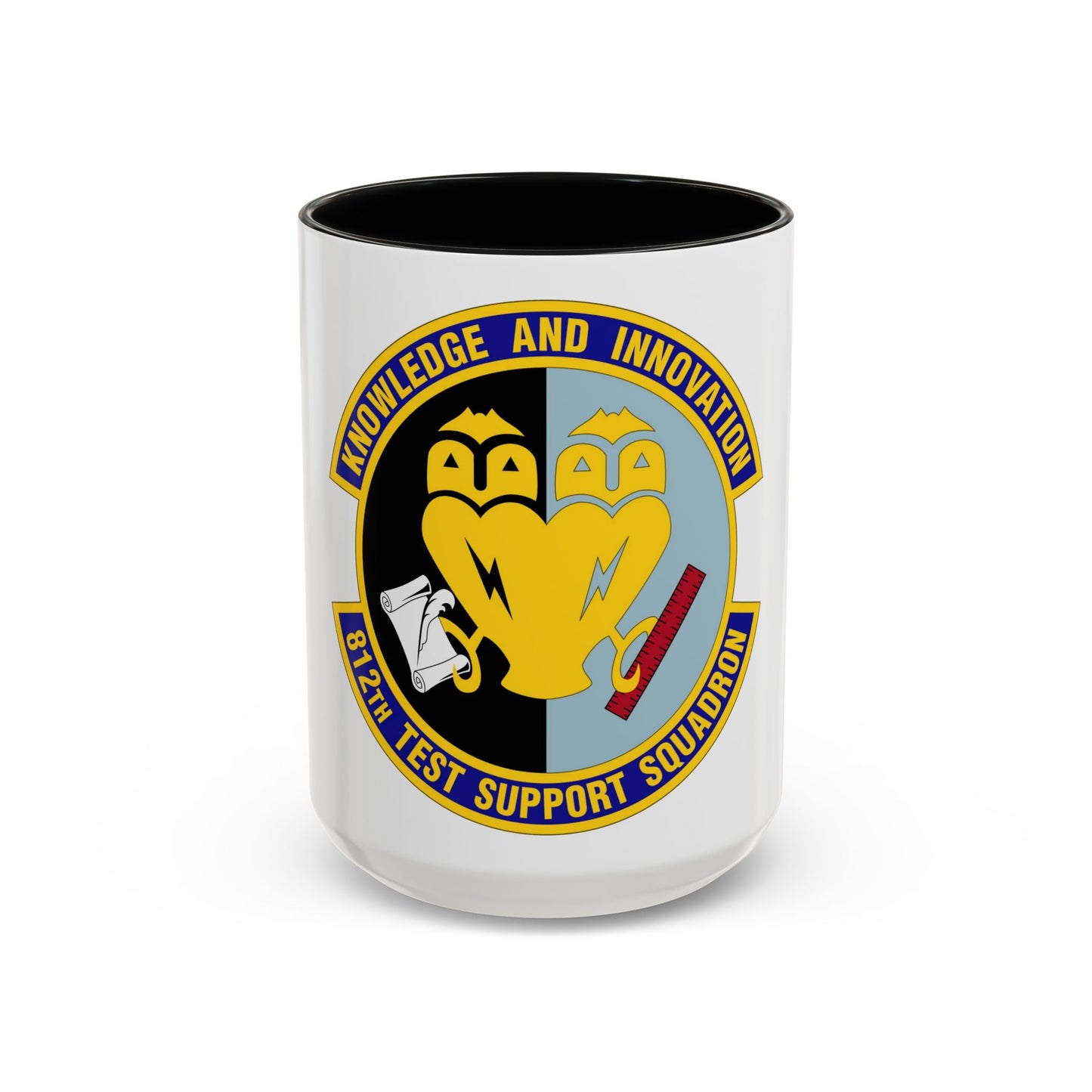 812 Test and Support Squadron AFMC (U.S. Air Force) Accent Coffee Mug