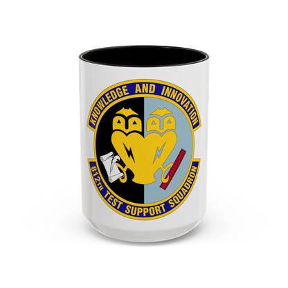 812 Test and Support Squadron AFMC (U.S. Air Force) Accent Coffee Mug