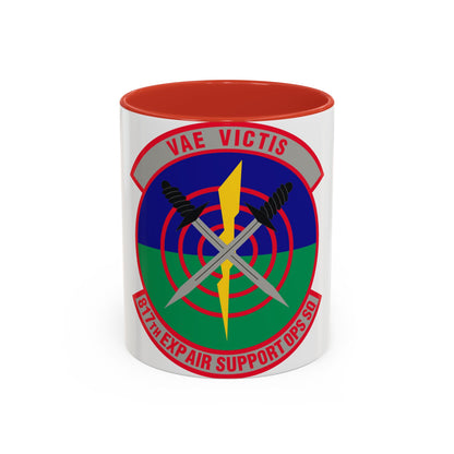 817th Expeditionary Air Support Operations Squadron (U.S. Air Force) Accent Coffee Mug