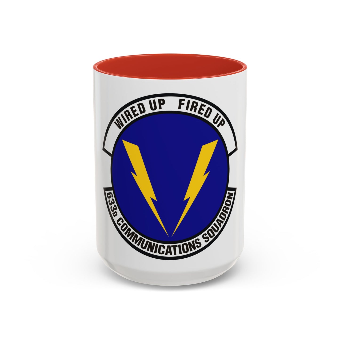 633d Communications Squadron (U.S. Air Force) Accent Coffee Mug