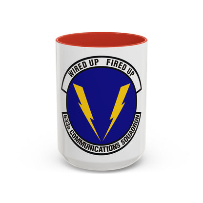 633d Communications Squadron (U.S. Air Force) Accent Coffee Mug