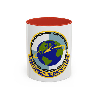 424th Supply Chain Management Squadron (U.S. Air Force) Accent Coffee Mug