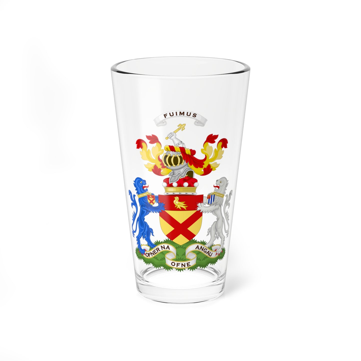 Coats of Arms of the Barons of Aberdare (Scotland) (Coat of Arms) Pint Glass 16oz
