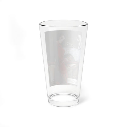 Once Before in the Moonlight (Pt. 2-1), Redbook, July 1948 (Magazine Illustration) Pint Glass 16oz