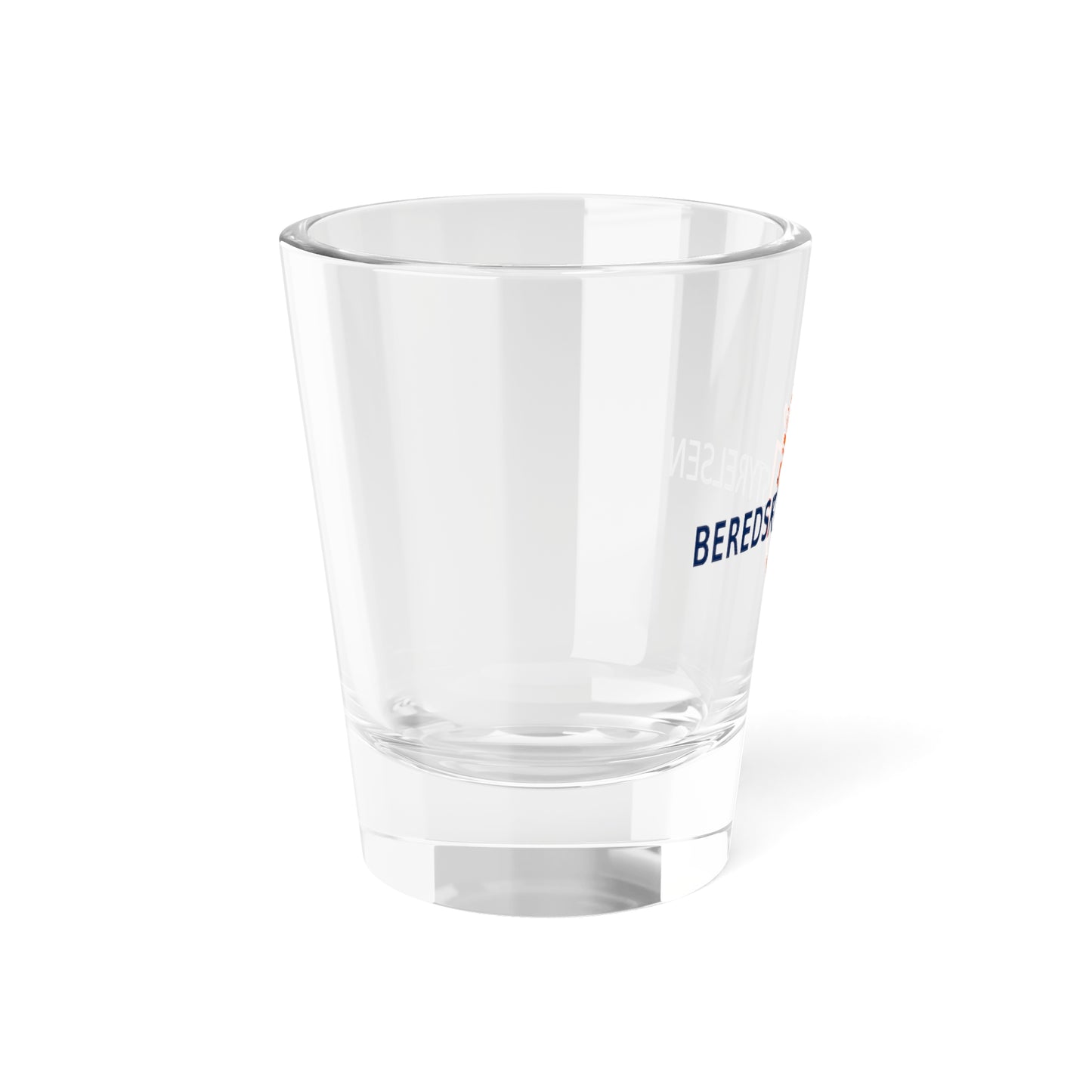 Logo for Emergency Management Agency (Denmark) (Coat of Arms) Shot Glass 1.5oz