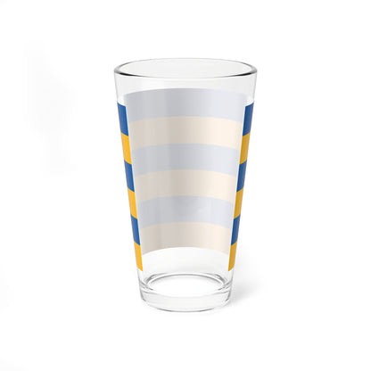 Flag of Szolnok 1941 (Hungary) Pint Glass 16oz