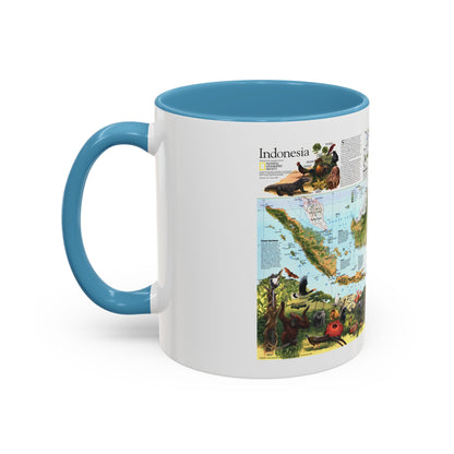 Indonesia 2 (1996) (Map) Accent Coffee Mug