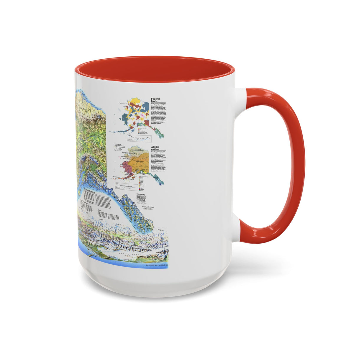 Alaska 2 (1994) (Map) Accent Coffee Mug