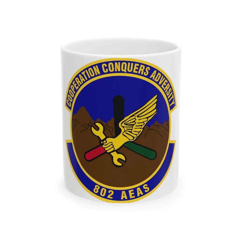 802d Air Expeditionary Advisory Squadron (U.S. Air Force) White Coffee Mug-11oz-Go Mug Yourself