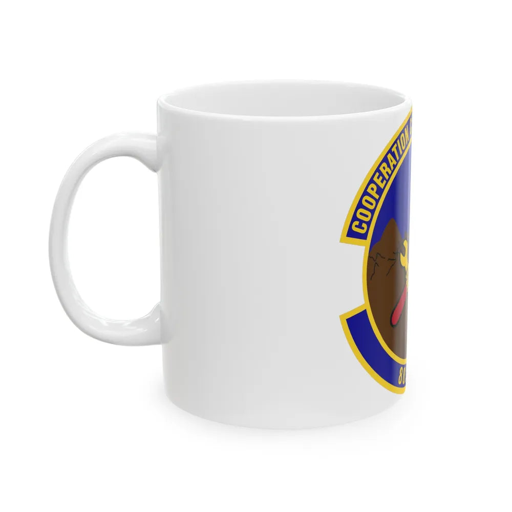 802d Air Expeditionary Advisory Squadron (U.S. Air Force) White Coffee Mug-Go Mug Yourself