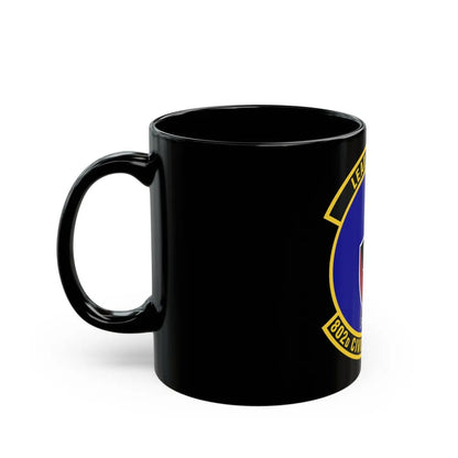 802d Civil Engineer Squadron (U.S. Air Force) Black Coffee Mug-Go Mug Yourself